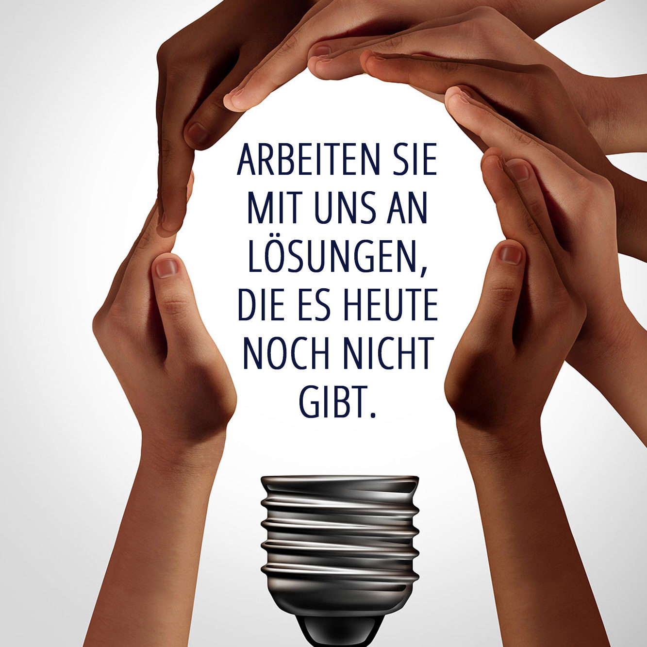 Arbeiten Sie mit uns an Lösungen, die es heute noch nicht gibt.