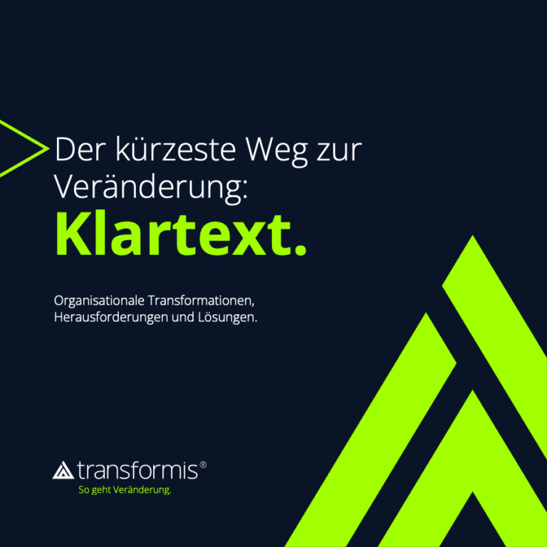 Der kürzeste Weg zur Veränderung: Klartext.